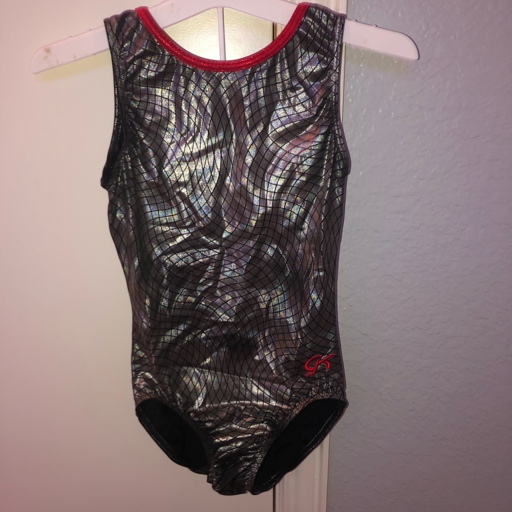 GK Silver Leotard